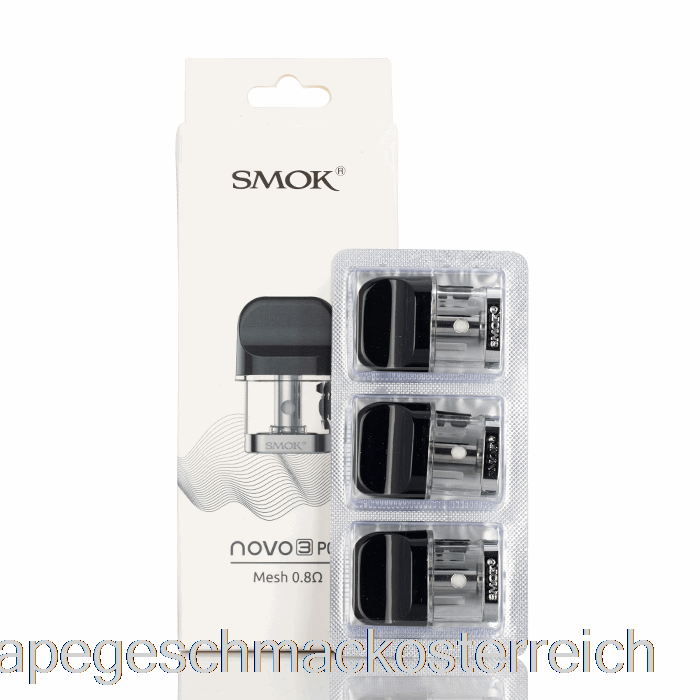 Smok Novo 3 Ersatz-Pods 0,8 Ohm Mesh-Pods Mit Vape-Geschmack
